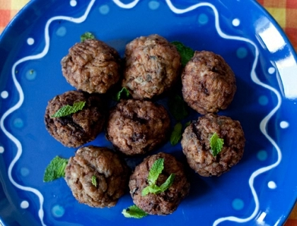 Albóndigas de cordero y berenjena