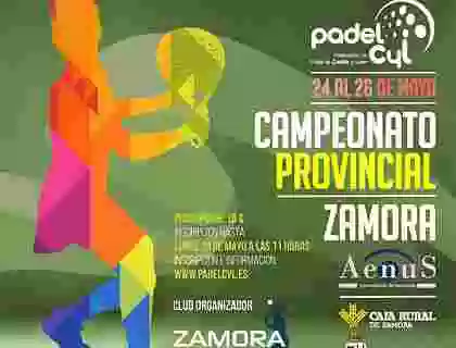 Moralejo Selección, sponsors the regional padel championship in Zamora.
