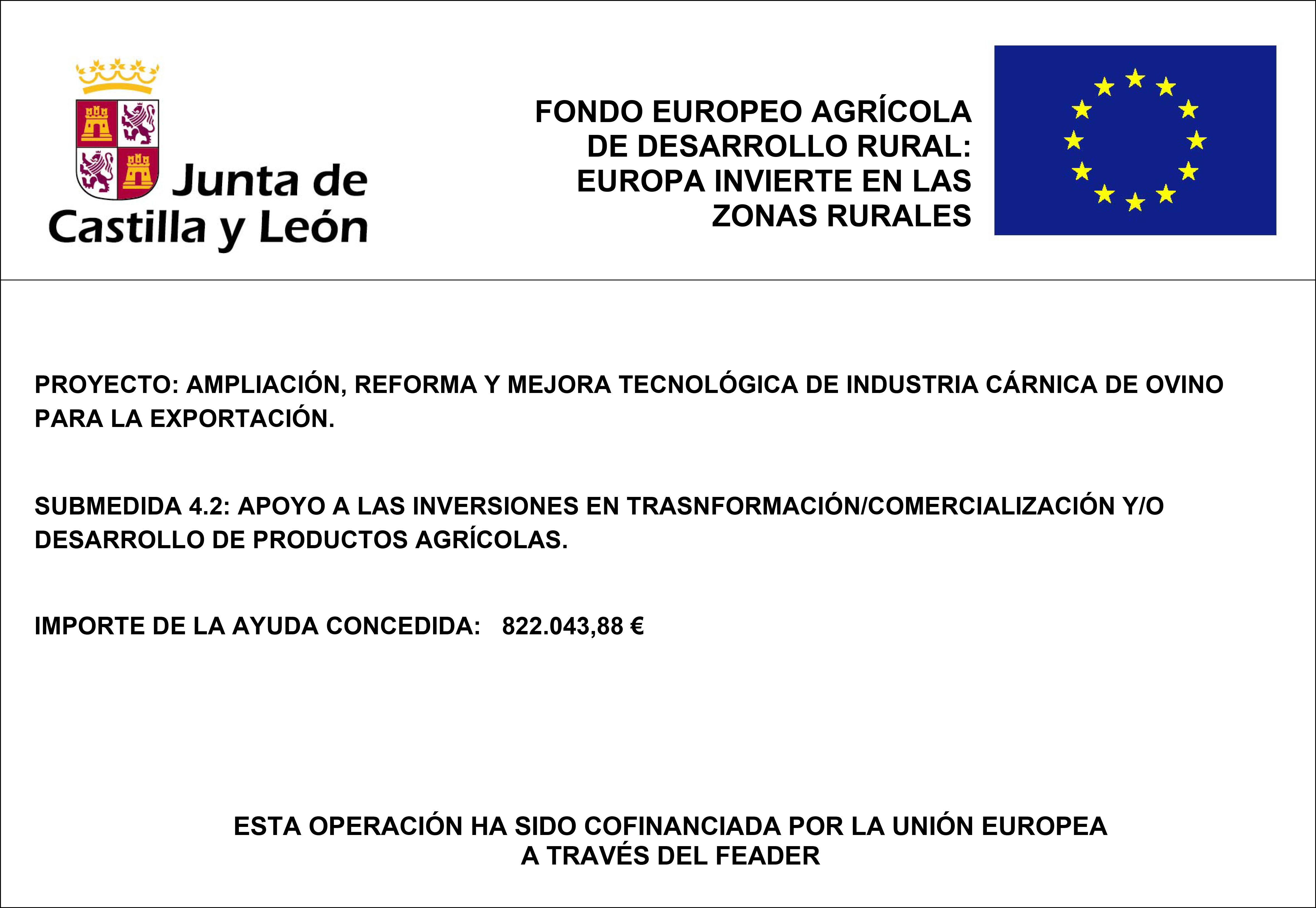 Fondo Europeo de Desarrollo Regional “Una manera de hacer Europa”